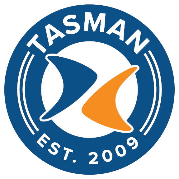Sticker-0120-2023-TASMAN-2x2-.EST-2009-Blue